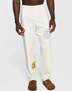 Cherry Off Road Raw Edge Sweatpants (Vintage White) Flash Sale