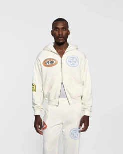 Cherry Off Road Zip-Up Hoodie (Vintage White) Discount