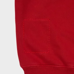 Cherry Outdoorsman Henley Hoodie (Red) Best Sale