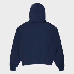 Cherry Outdoorsman Henley Hoodie (Navy) Shop