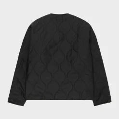 Cherry Quilted Shell Jacket (Black) Clearance