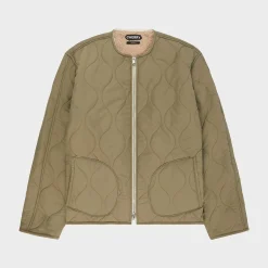 Cherry Quilted Shell Jacket (Green) Best Sale