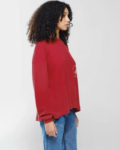Cherry Ranch Thermal Shirt (Red) Fashion