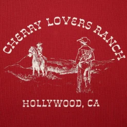 Cherry Ranch Thermal Shirt (Red) Fashion