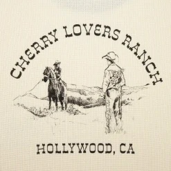 Cherry Ranch Thermal Shirt (Vintage White) Clearance