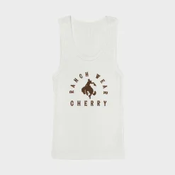 Cherry Ranch Wear Tank Top (Vintage White) Outlet