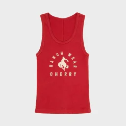 Cherry Ranch Wear Tank Top (Vintage Red) Cheap