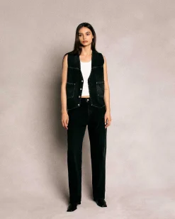 Cherry Relaxed 5 Pocket Denim (Black) Shop