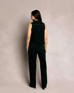 Cherry Relaxed 5 Pocket Denim (Black) Shop