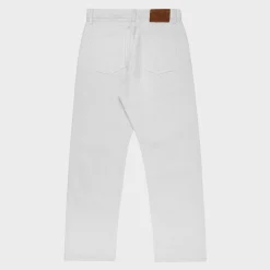 Cherry Relaxed Leg 5 Pocket Denim (White) Hot