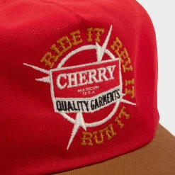 Cherry Ride It Rev It 5 Panel (Red) Discount