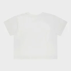 Cherry Ride It, Rev It Boxy Baby Tee (White) Fashion