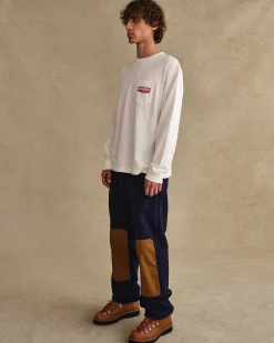 Cherry Ride It, Rev It Pocket L/S T-Shirt (White) Discount