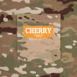 Cherry Ride It, Rev It Pocket L/S T-Shirt (Camo) New