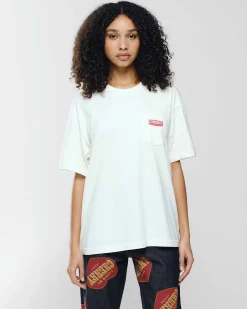 Cherry Ride Pocket Tee (White) Best