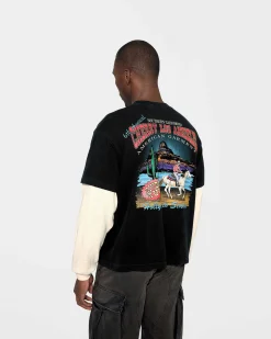 Cherry River Run Boxy Pocket Thermal L/S (Ash) Fashion