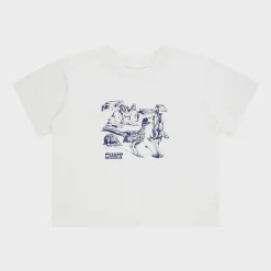 Cherry Sedona Boxy Baby Tee (Vintage White) Shop