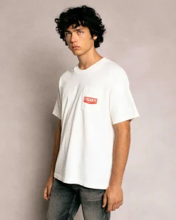 Cherry Soaring Eagle Pocket Tee (Vintage White) Clearance