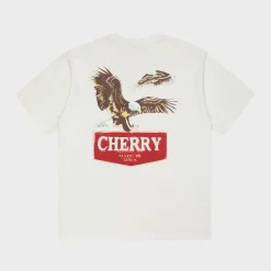 Cherry Soaring Eagle Pocket Tee (Vintage White) Clearance