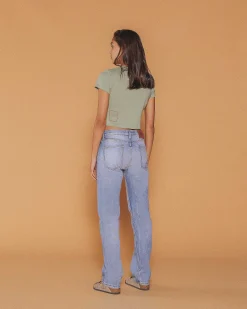 Cherry Straight Leg 5 Pocket Denim (Indigo) Online