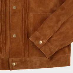 Cherry Suede Rancher Jacket (Cigar) Flash Sale