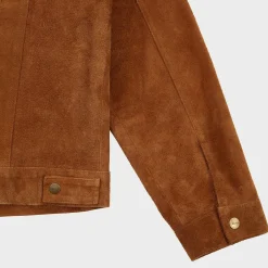 Cherry Suede Rancher Jacket (Cigar) Flash Sale