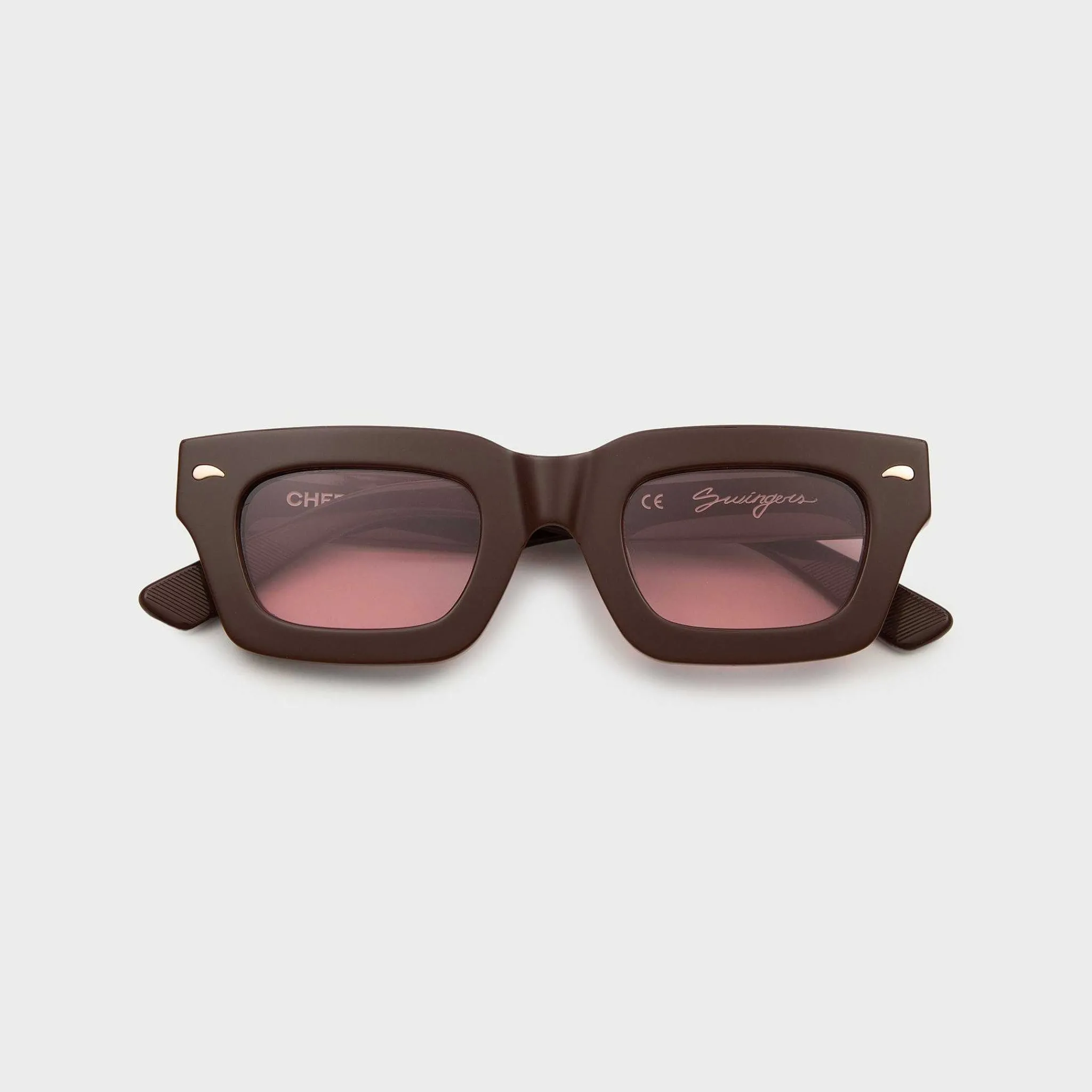 Cherry Swingers (Chocolate Brown W/ Rose) Hot