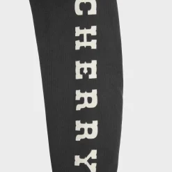 Cherry Thermal Zip-Up Hoodie (Black) Shop