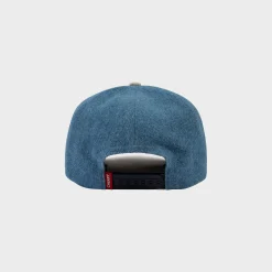 Cherry Two Tone Classic 5 Panel (Indigo/Beige) Outlet