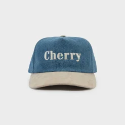 Cherry Two Tone Classic 5 Panel (Indigo/Beige) Outlet