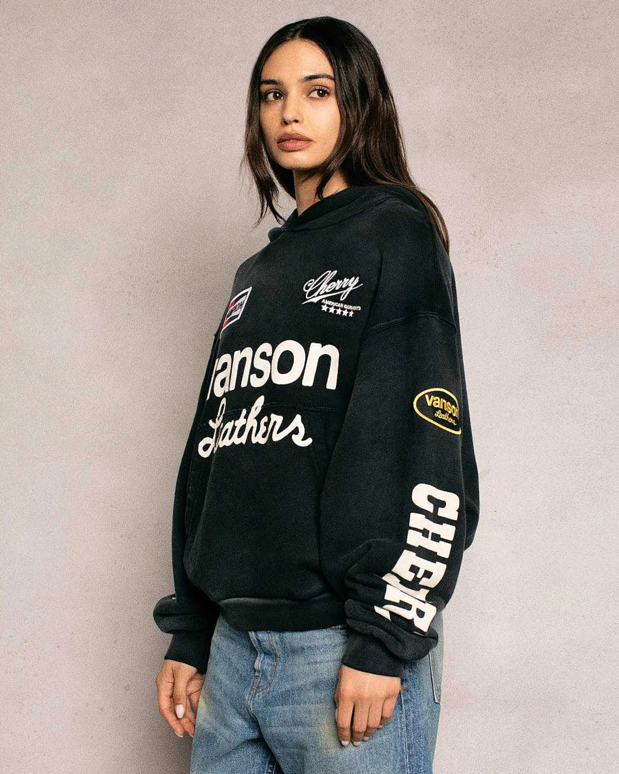 Cherry Vanson Hoodie (Vintage Black) Discount
