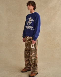 Cherry Western Athletic Parachute Sweatpants (Camo) Flash Sale