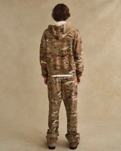 Cherry Western Athletic Parachute Sweatpants (Camo) Flash Sale