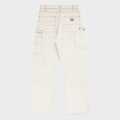Cherry Wide Leg Canvas Double Knee (Vintage White) Best Sale