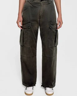Cherry Wide Leg Cargo (Vintage Black) Best Sale