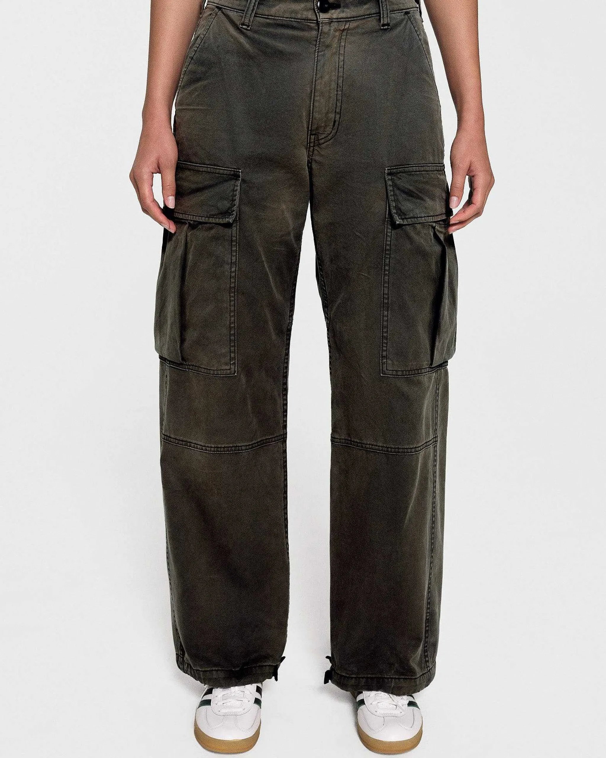 Cherry Wide Leg Cargo (Vintage Black) Best Sale