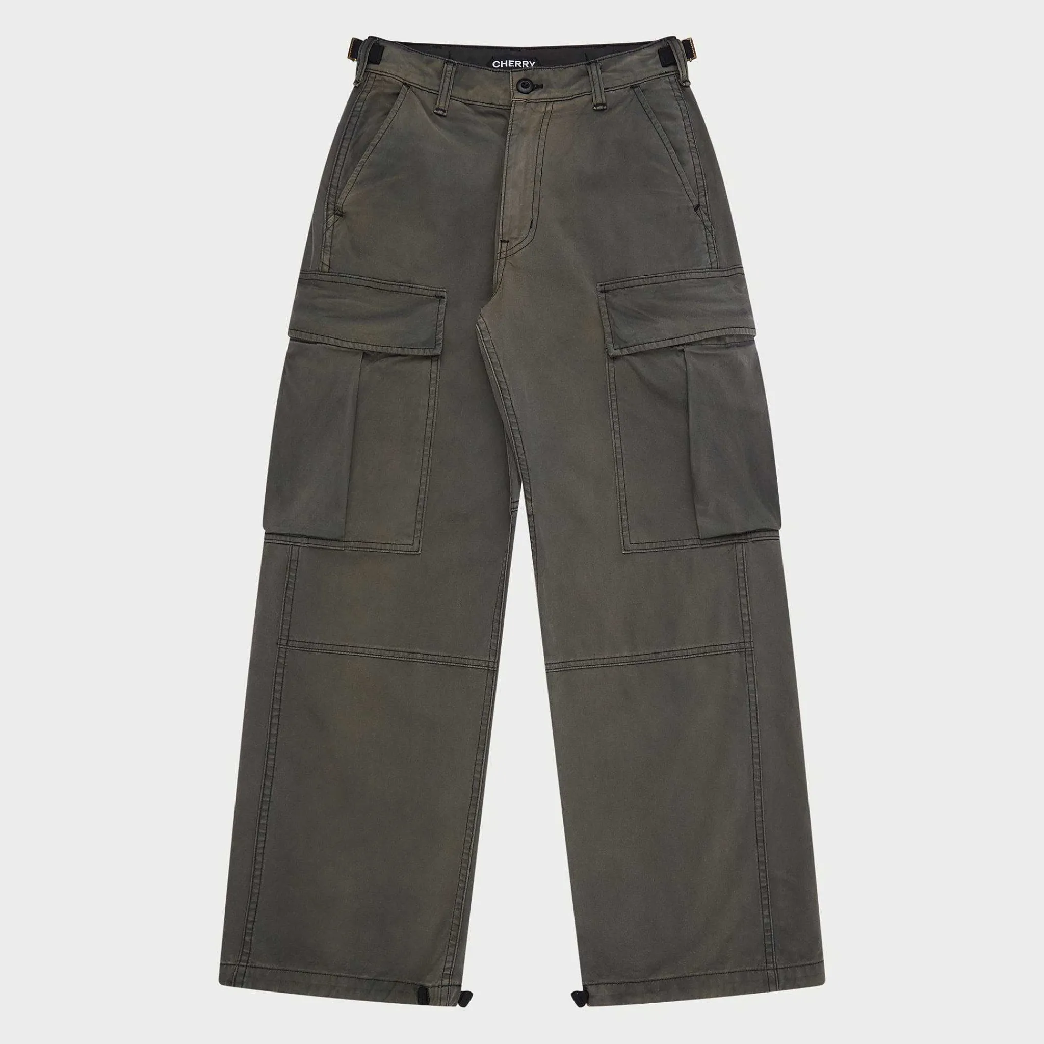 Cherry Wide Leg Cargo (Vintage Black) Best Sale