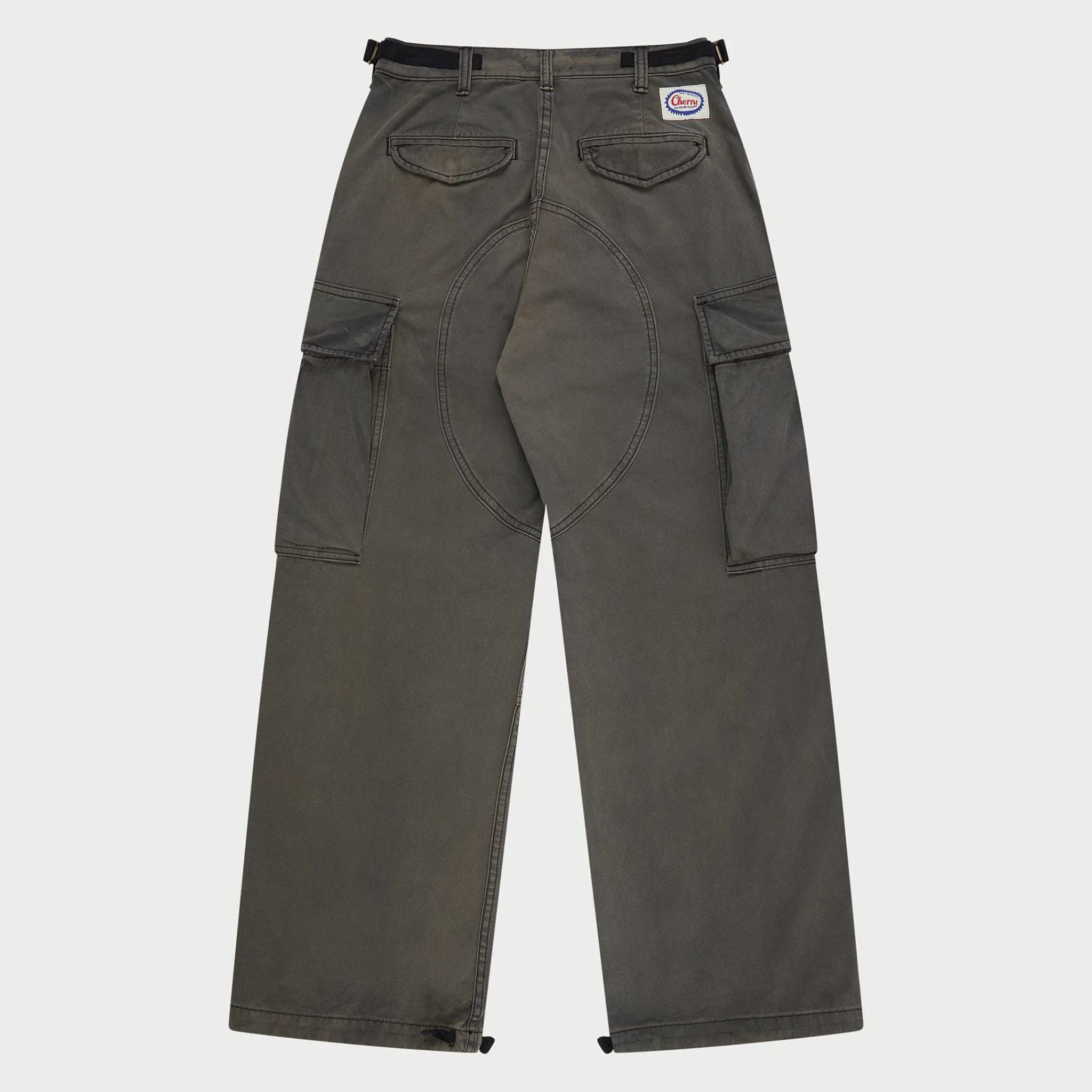 Cherry Wide Leg Cargo (Vintage Black) Best Sale