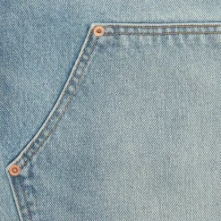 Cherry Wide Leg Denim Double Knee (Indigo) Cheap