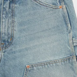 Cherry Wide Leg Denim Double Knee (Indigo) Cheap