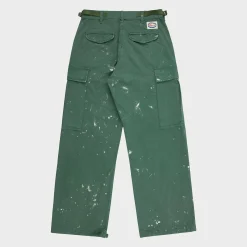 Cherry Wide Leg Painted Cargo (Cactus) Cheap