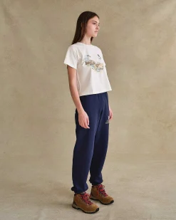 Cherry Wilderness Boxy Baby Tee (White) Best Sale