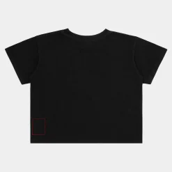 Cherry Wilderness Boxy Baby Tee (Black) Store