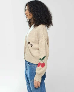 Cherry Womens Stables Cardigan (Heather Oat) Shop