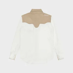 Cherry Womens Western Rodeo Shirt (White) Discount